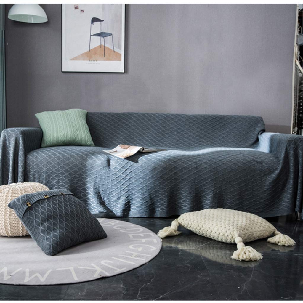 Amazon｜マルチカバー 厚手 ニット 雑貨 ソファーカバー 掛けるだけ 45